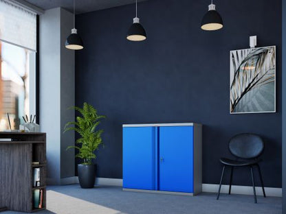 Phoenix SCL 1 Shelf Cbrd Blue KeyLock