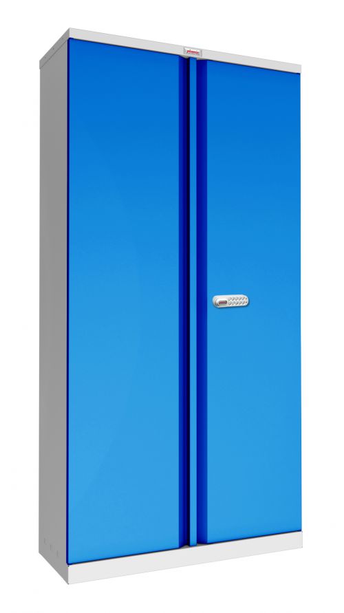 Phoenix SCL 4 Shelf Cbrd Blue E Lock