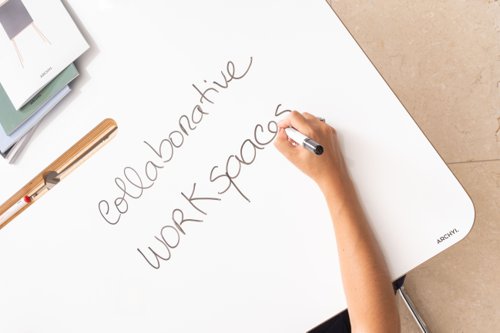 Dry Erase Meeting Desk 2100x1000mm