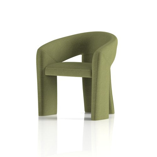 Boho Fabric Armchair Forest Green