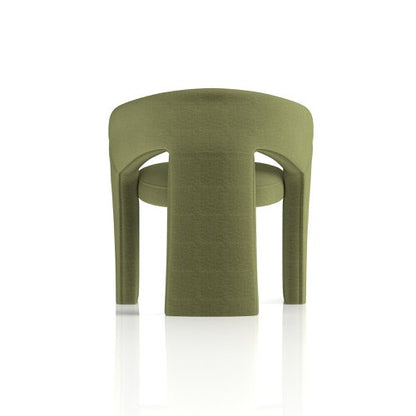 Boho Fabric Armchair Forest Green