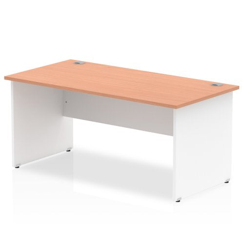 Impulse Desk 1800x800 Panel End BE WH