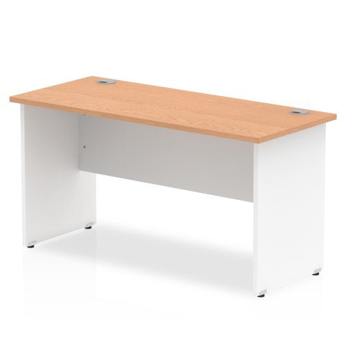 Impulse Desk 1400x600 Panel End OK WH