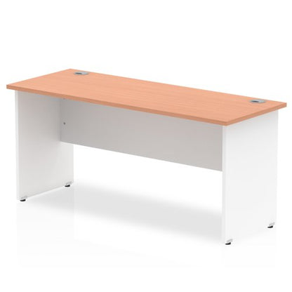 Impulse Desk 1600x600 Panel End BE WH