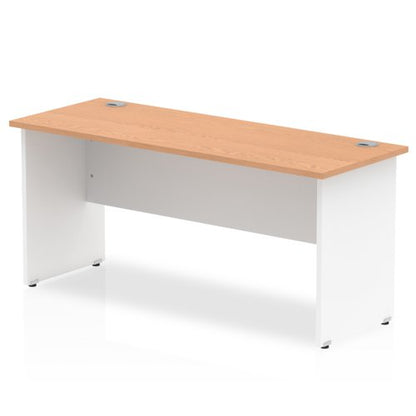 Impulse Desk 1600x600 Panel End OK WH