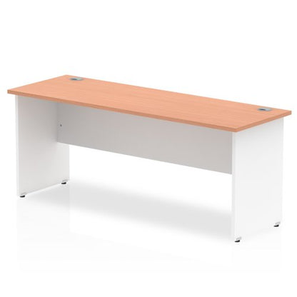 Impulse Desk 1800x600 Panel End BE WH