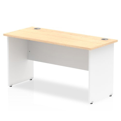 Impulse Desk 1400x600 Panel End MP WH