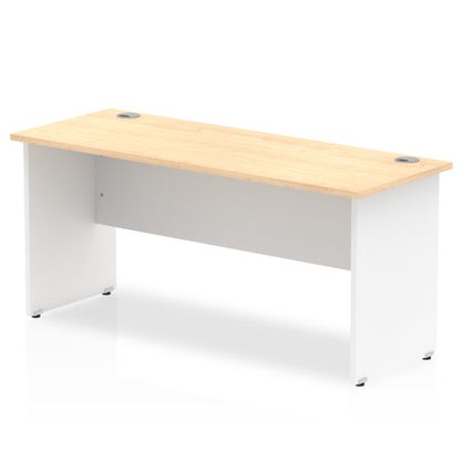 Impulse Desk 1600x600 Panel End MP WH