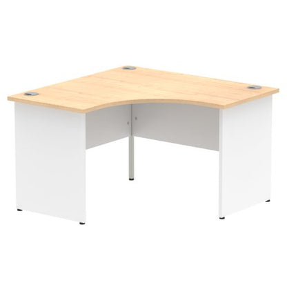 Impulse 1200mm Corner Desk Cbl MP WH