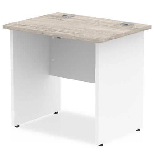 Impulse Desk 800x600 Panel End GO WH