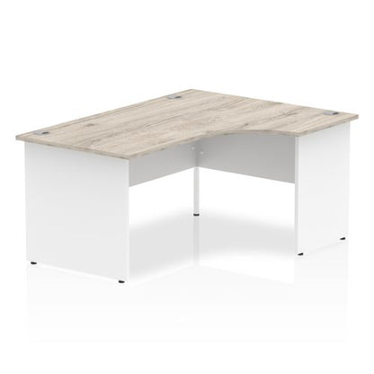 Impulse 1600mm RH Desk Cbl Man GO WH