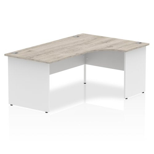Impulse 1800mm RH Desk Cbl Man GO WH